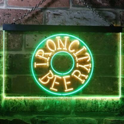 Iron City Beer Wheel LED Neon Sign neon sign LED