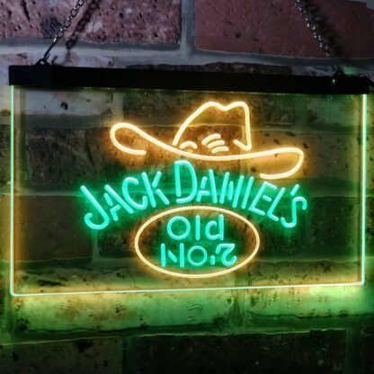 Jack Daniel's Cowboy Hat Old No. 7 LED Neon Sign neon sign LED