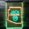 Jack Daniels Jack Lives Here Arizona LED Neon Sign