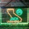 Jack Daniels Jack Lives Here California LED Neon Sign