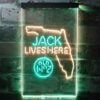 Jack Daniels Jack Lives Here Florida LED Neon Sign