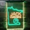 Jack Daniels Jack Lives Here Minnesota LED Neon Sign