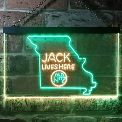 Jack Daniel's Jack Lives Here - Missouri LED Neon Sign neon sign LED