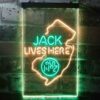 Jack Daniels Jack Lives Here New Jersey LED Neon Sign
