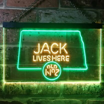 Jack Daniel's Jack Lives Here - North Dakota LED Neon Sign neon sign LED