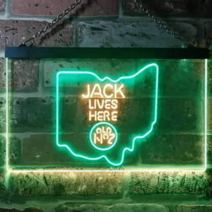 Jack Daniel's Jack Lives Here - Ohio LED Neon Sign neon sign LED
