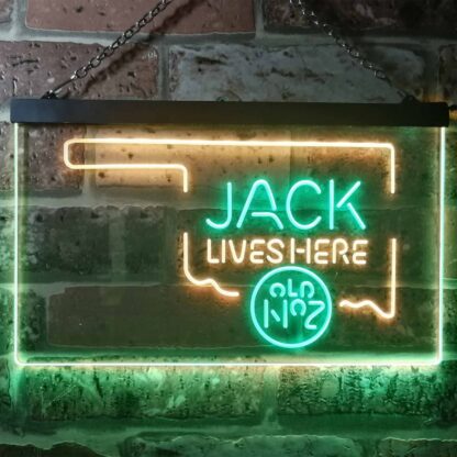 Jack Daniel's Jack Lives Here - Oklahoma LED Neon Sign neon sign LED