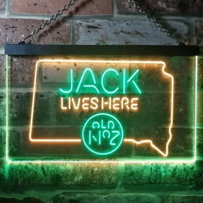 Jack Daniel's Jack Lives Here - South Dakota LED Neon Sign neon sign LED