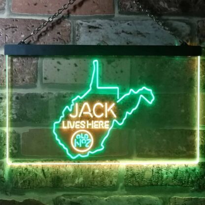 Jack Daniel's Jack Lives Here - West Virginia LED Neon Sign neon sign LED