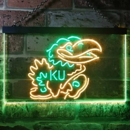 Kansas Jayhawks KU Logo LED Neon Sign neon sign LED