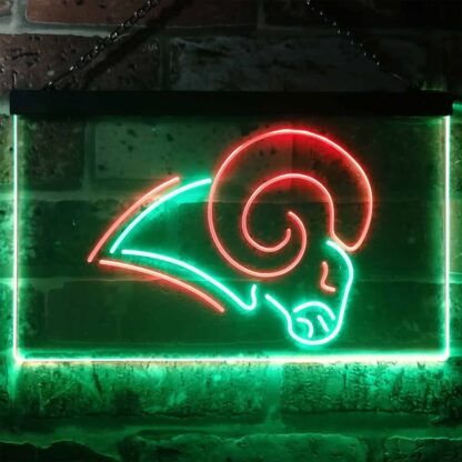 Los Angeles Rams Logo LED Neon Sign - Legacy Edition neon sign LED