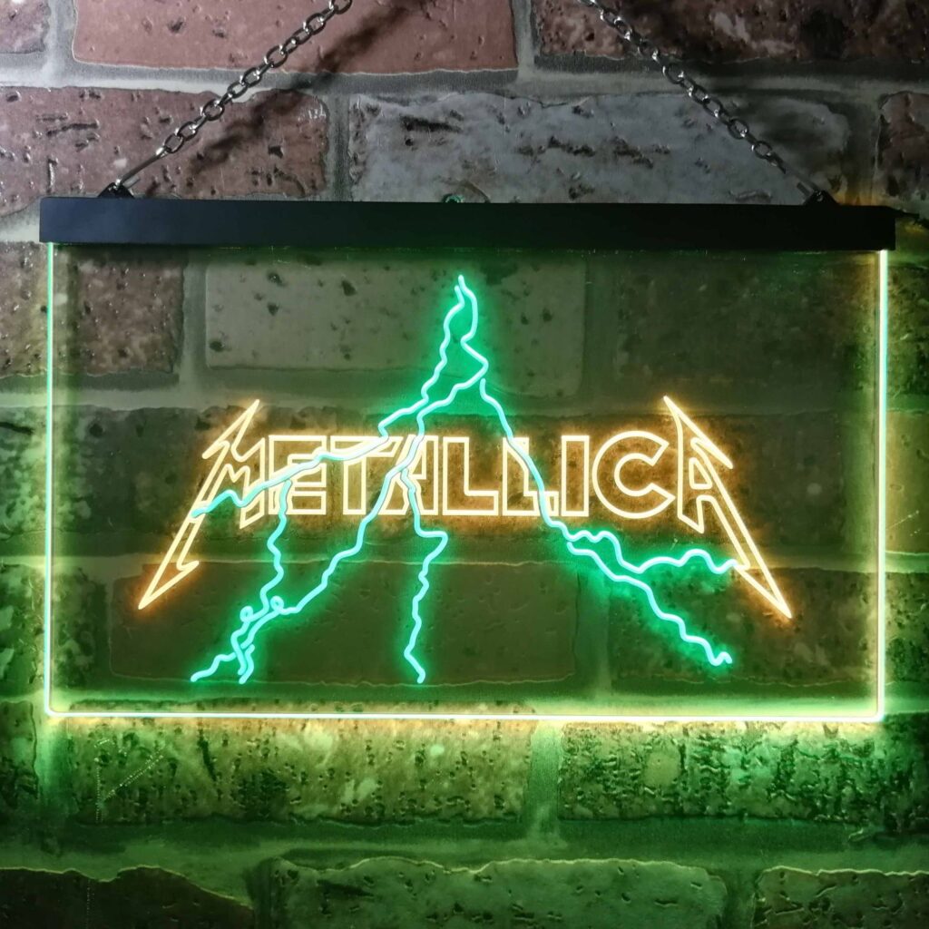 Metallica Lightning LED Neon Sign - neon sign - LED sign - shop - What