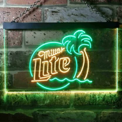 Miller Lite - Tropical 2 LED Neon Sign neon sign LED