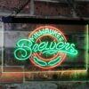 Milwaukee Brewers Logo LED Neon Sign Legacy Edition