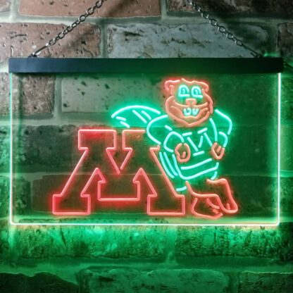 Minnesota Golden Gophers Logo LED Neon Sign neon sign LED