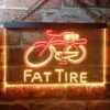 Fat Tire Bicycle Logo LED Neon Sign