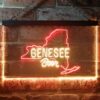 Genesee Beer Map 1 LED Neon Sign
