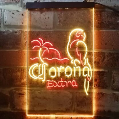 Corona Extra - Tropical Parrot 2 LED Neon Sign neon sign LED