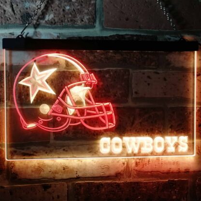 Dallas Cowboys Helmet LED Neon Sign neon sign LED