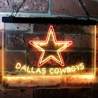 Dallas Cowboys Star LED Neon Sign neon sign LED
