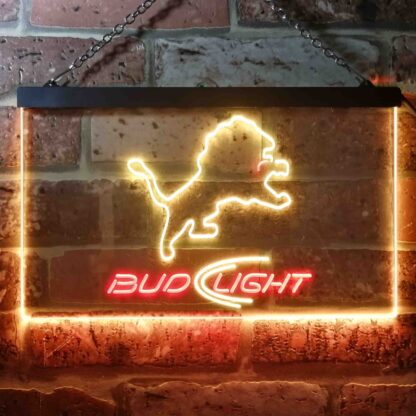 Detroit Lions Bud Light LED Neon Sign neon sign LED