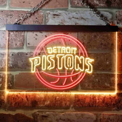 Detroit Pistons Logo LED Neon Sign neon sign LED