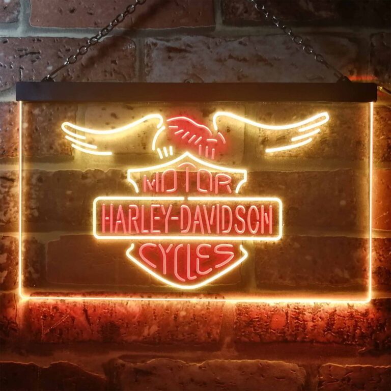 Harley Davidson Eagle 2 LED Neon Sign - neon sign - LED sign - shop ...