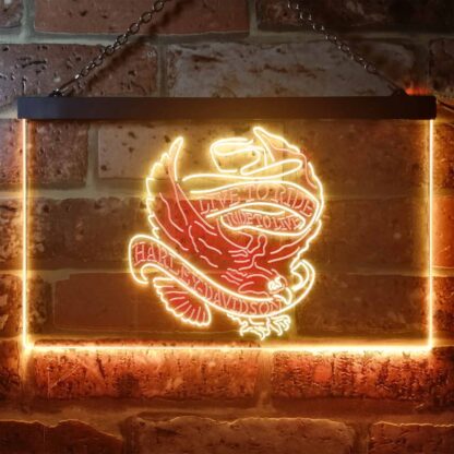 Harley Davidson Live to Ride Eagle LED Neon Sign neon sign LED