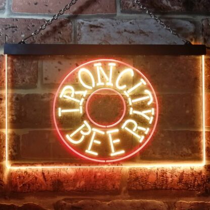 Iron City Beer Wheel LED Neon Sign neon sign LED