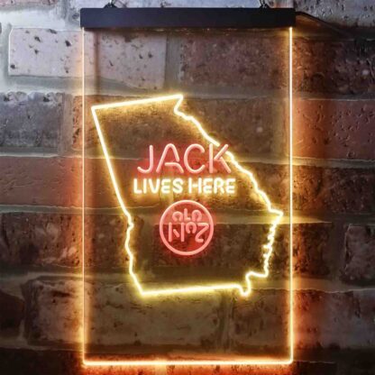 Jack Daniel's Jack Lives Here - Georgia LED Neon Sign neon sign LED