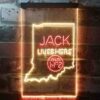 Jack Daniels Jack Lives Here Indiana LED Neon Sign