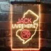 Jack Daniels Jack Lives Here New Jersey LED Neon Sign