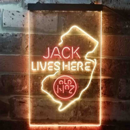 Jack Daniel's Jack Lives Here - New Jersey LED Neon Sign neon sign LED