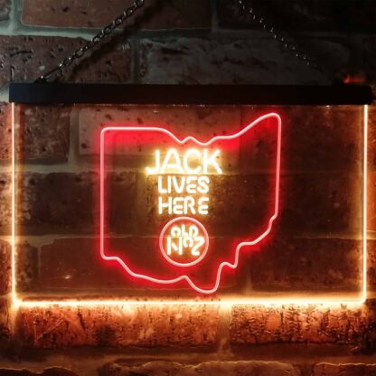 Jack Daniel's Jack Lives Here - Ohio LED Neon Sign neon sign LED