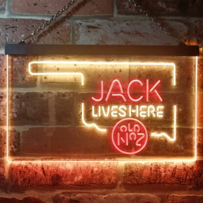 Jack Daniel's Jack Lives Here - Oklahoma LED Neon Sign neon sign LED