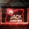 Jack Daniels Jack Lives Here Oregon LED Neon Sign