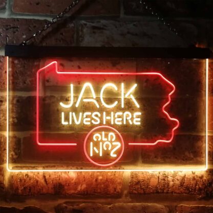 Jack Daniel's Jack Lives Here - Pennsylvania LED Neon Sign neon sign LED