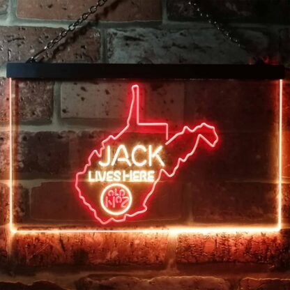 Jack Daniel's Jack Lives Here - West Virginia LED Neon Sign neon sign LED