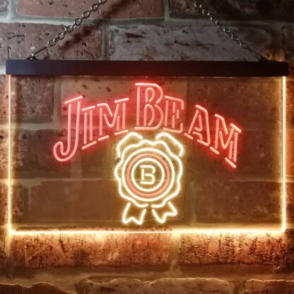 Jim Bean Ribbon 1 LED Neon Sign neon sign LED