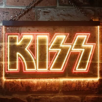 Kiss Banner LED Neon Sign neon sign LED