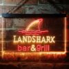 Landshark Lager Bar and Grill Sharkfin LED Neon Sign