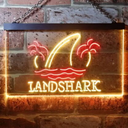 Landshark Lager - Sharkfin 2 LED Neon Sign neon sign LED