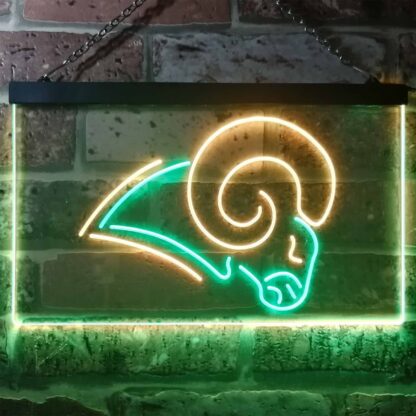 Los Angeles Rams Logo LED Neon Sign - Legacy Edition neon sign LED