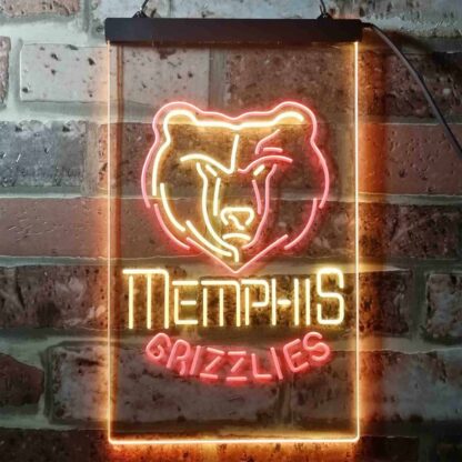 Memphis Grizzlies Logo LED Neon Sign neon sign LED