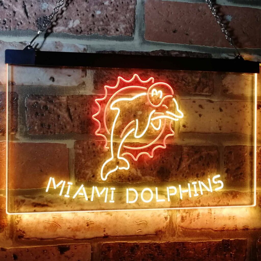 miami dolphins 3d lamp