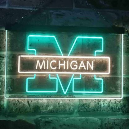 Michigan Wolverines Logo 1 LED Neon Sign neon sign LED