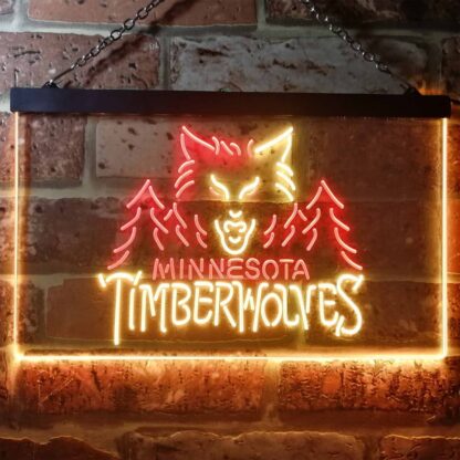 Minnesota Timberwolves Logo 1 LED Neon Sign - Legacy Edition neon sign LED