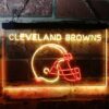 Cleveland Browns Helmet LED Neon Sign