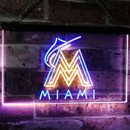 Florida Marlins Logo 1 LED Neon Sign neon sign LED