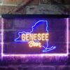 Genesee Beer Map 1 LED Neon Sign